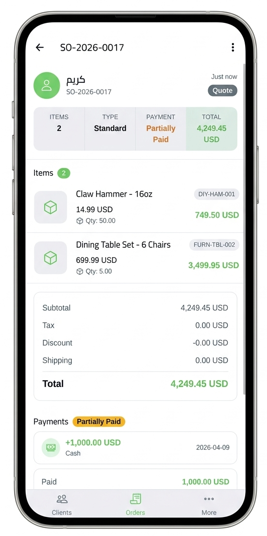Payment tracking