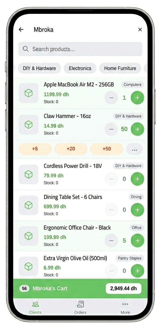 Product selector